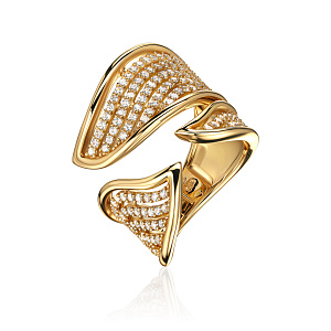 купить Золотое кольцо с природными бриллиантами 1 карат в Москве