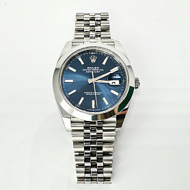 купить Часы бренда ROLEX Datejust 41 mm BLUE DIAL JUBILEE в Москве