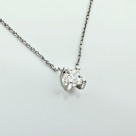 купить Золотая подвеска с природным бриллиантом 0,54 карат в Москве