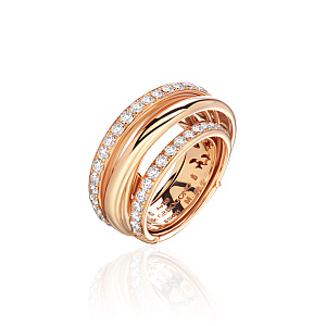 купить Кольцо бренда De Grisogono с природными бриллиантами в Москве