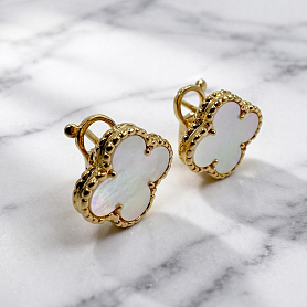 купить Серьги бренда Van Cleef & Arpels Vintage Alhambra в Москве