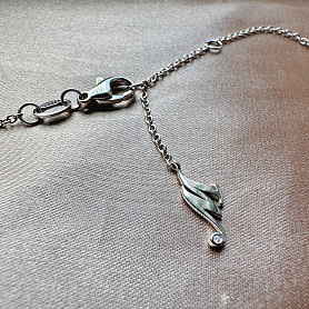 купить Золотая подвеска бренда Mercury с бриллиантом в Москве