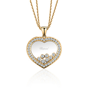 купить Золотая подвеска бренда Chopard Happy Diamonds 799202-5003 в Москве