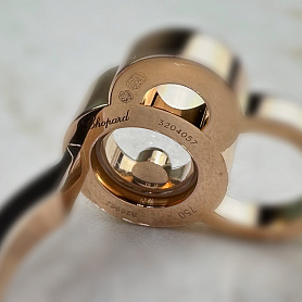 купить Кольцо бренда Chopard Happy Diamonds Happy Bubbles 826982 в Москве