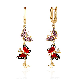 купить Золотые серьги бренда Roberto Bravo в Москве