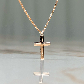 купить Подвеска бренда Cartier Symbol Mini Cross Rose Gold в Москве