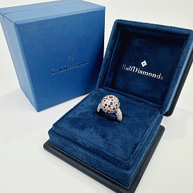 купить Кольцо бренда RalfDiamonds Colored Stones Diamonds в Москве