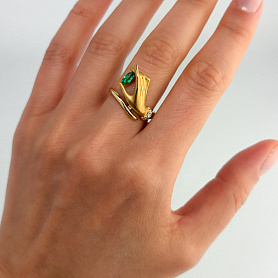 купить Кольцо бренда Carrera Y Carrera Hand emerald в Москве
