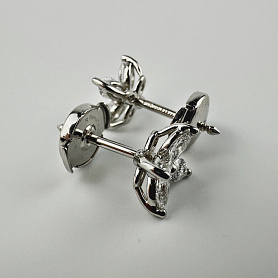 купить Серьги - пусеты бренда Tiffany & Co. Victoria medium в Москве