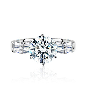 купить Золотое кольцо с природными бриллиантами 2,51 карат  в Москве