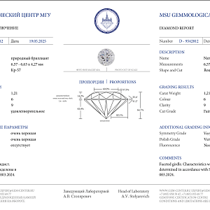 купить 1,21 ct. (6/9) в Москве