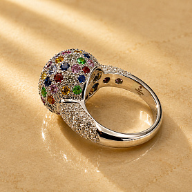 купить Кольцо бренда RalfDiamonds Colored Stones Diamonds в Москве
