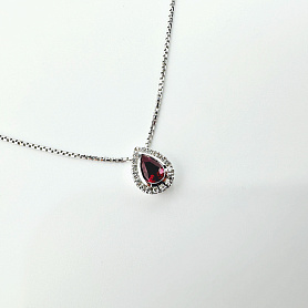 купить Золотая подвеска бренда Alfieri & St.John с рубином в Москве