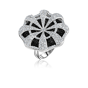 купить Золотое кольцо с природными бриллиантами 2,65 карат в Москве