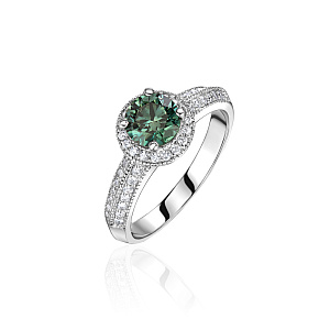 купить Золотое кольцо с бриллиантом 1,05 карат в Москве