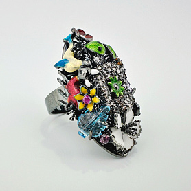 купить Золотое кольцо бренда Roberto Bravo "Sea" в Москве