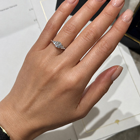 купить Кольцо бренда Graff Promise Ring GIA 0.75ct в Москве