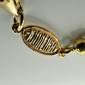 купить Золотая подвеска бренда MOONLIGHT с аметистом в Москве