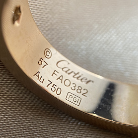 купить Кольцо бренда Cartier Love в Москве