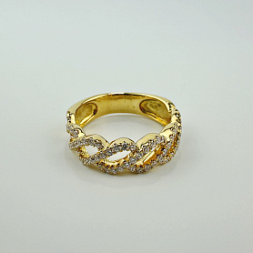 купить Золотое кольцо с природными бриллиантами 0.76 карат в Москве