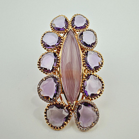 купить Золотое кольцо бренда Prima Jewellery в Москве