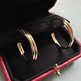 купить Серьги бренда Cartier Trinity в Москве