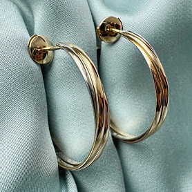 купить Серьги бренда Cartier Trinity в Москве