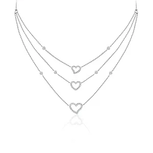 купить Золотое колье с природными бриллиантами 0,71 карат в Москве