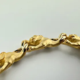 купить Золотой браслет бренда Carrera y Carrera Panthere в Москве