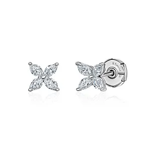 купить Серьги - пусеты бренда Tiffany & Co. Victoria medium в Москве