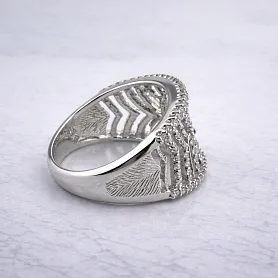 купить Золотое кольцо с природными бриллиантами 0,50 карат в Москве