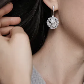 купить Золотые серьги бренда Utopia Cherry Blossom в Москве