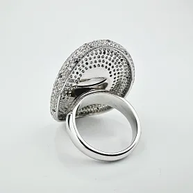 купить Золотое кольцо с природными бриллиантами 4 карата в Москве