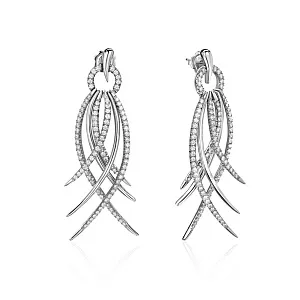 купить Золотые серьги с природными бриллиантами 5,55 карат в Москве