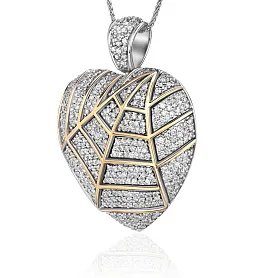 купить Золотая подвеска с природными бриллиантами 6,24 карат в Москве