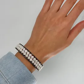 купить Золотой браслет с природными бриллиантами 4,35 карат в Москве