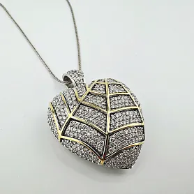 купить Золотая подвеска с природными бриллиантами 6,24 карат в Москве