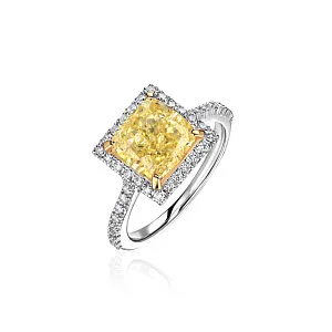 купить Золотое кольцо с природными бриллиантами 3,34 к-т в Москве