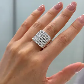 купить Золотое кольцо с бриллиантами 1,54 карат в Москве