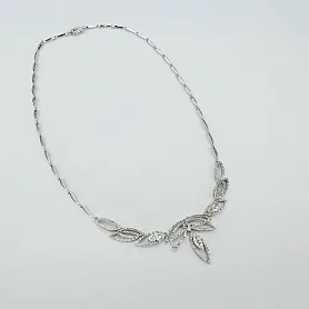 купить Золотое колье с природными бриллиантами 3,52 к-т в Москве