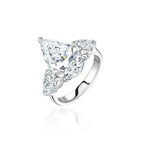 купить Золотое кольцо с природными бриллиантами 6,71 карат в Москве