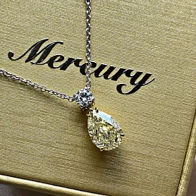 купить Золотая подвеска бренда Mercury с бриллиантом в Москве