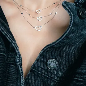 купить Золотое колье с природными бриллиантами 0,71 карат в Москве