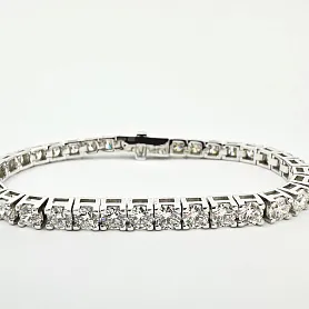 купить Золотой браслет с природными бриллиантами GIA 11 карат в Москве