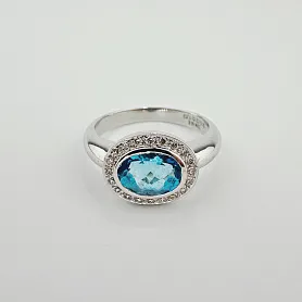 купить Золотое кольцо с топазом бренда ZEN Diamond в Москве