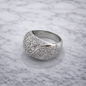 купить Золотое кольцо с бриллиантами 1,85 карат в Москве