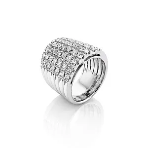 купить Золотое кольцо с бриллиантами 1,54 карат в Москве