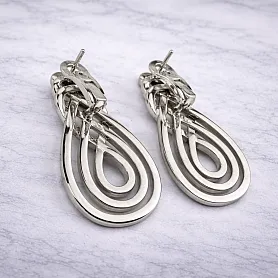 купить Золотые серьги с бриллиантами 1,80 карат в Москве