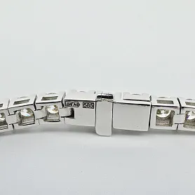 купить Золотой браслет с природными бриллиантами GIA 11 карат в Москве