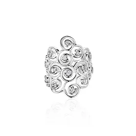 купить Кольцо бренда Alfieri & St.John с природными бриллиантами в Москве